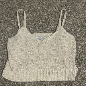 American Eagle Outfitters Beige Knit Camisole